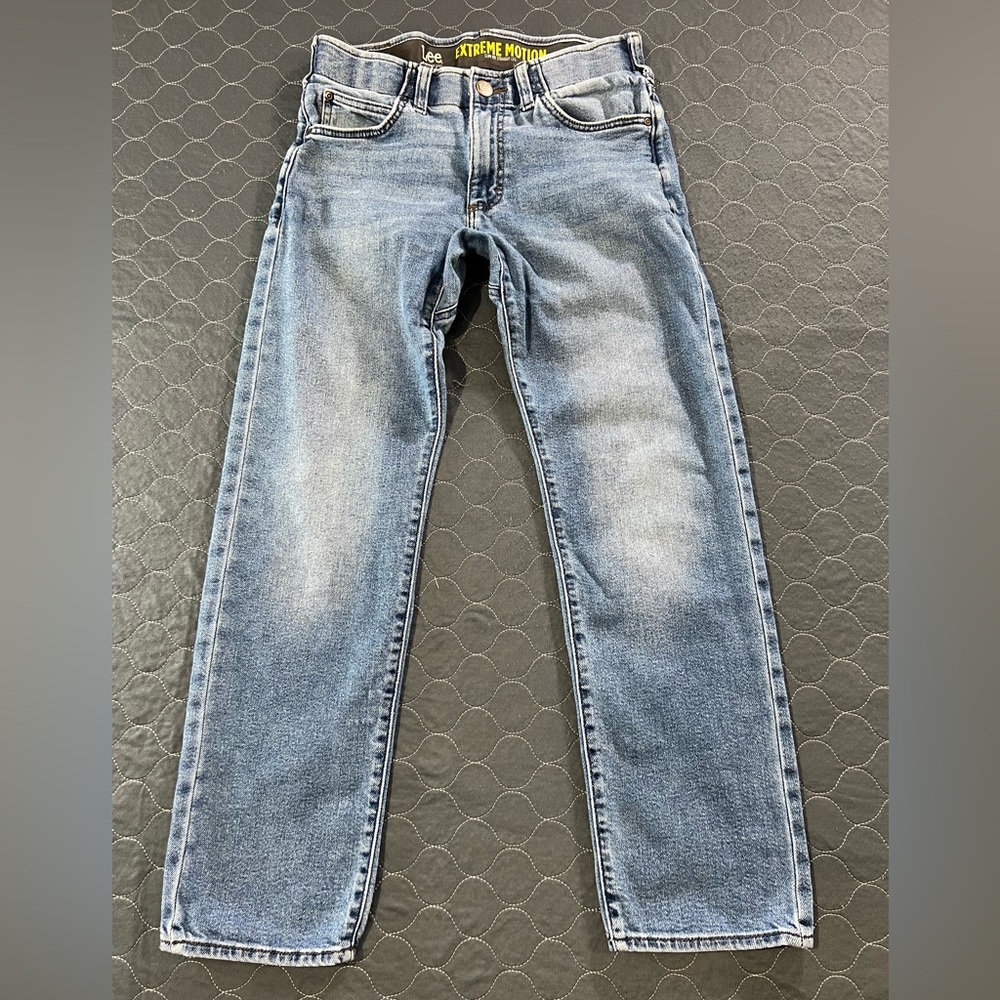Lee Men's Straight Slim Fit Light Blue Jeans 30 x 30